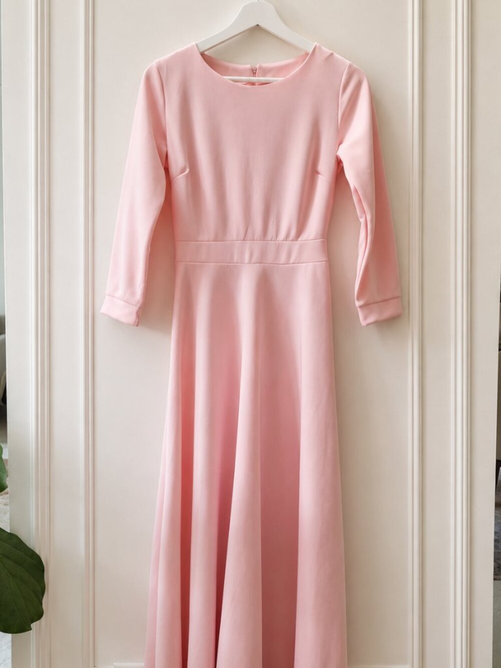 Zaful Blush Pink A-Line Maxi Dress | | Size S | Romantic Feminine Modest